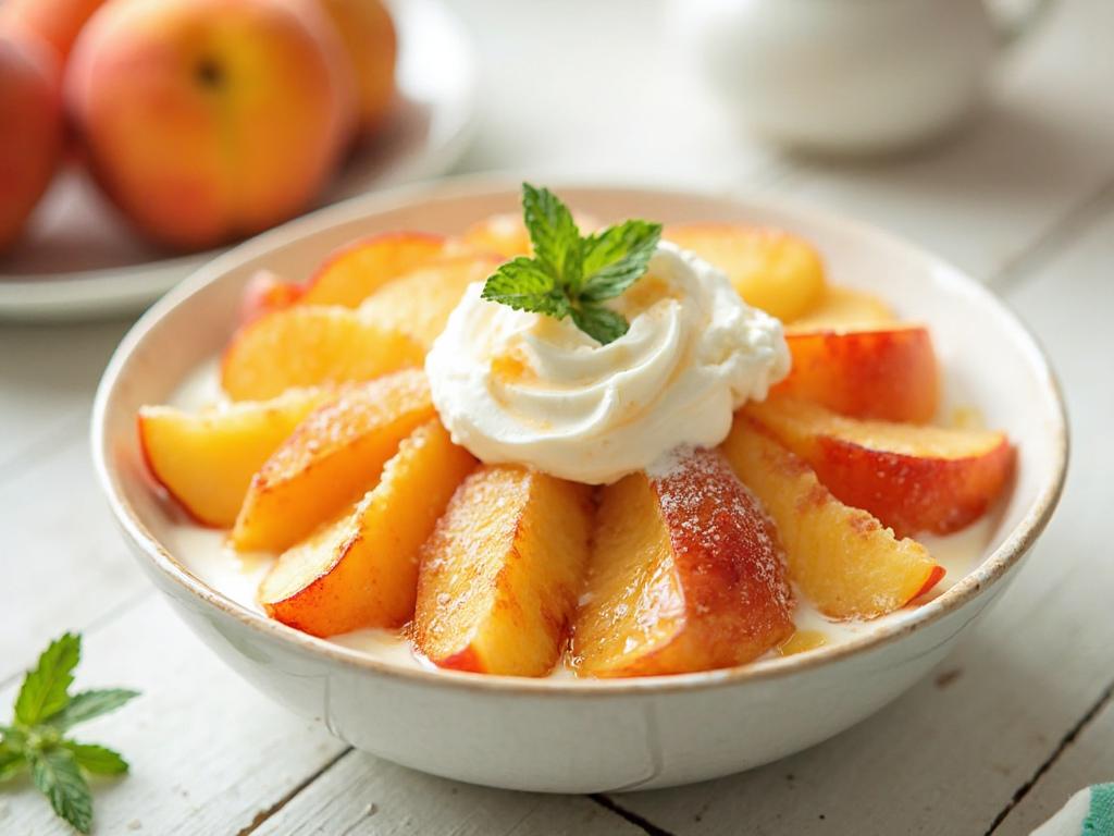 peaches and cream