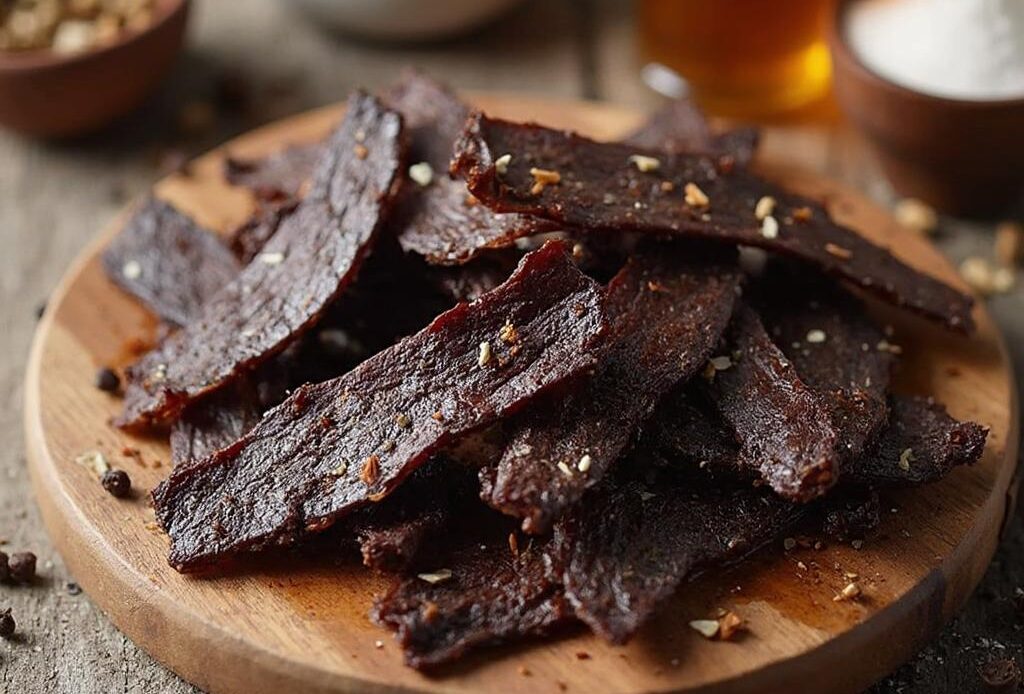 homemade beef jerky,