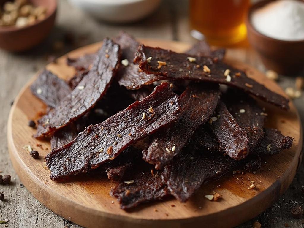 homemade beef jerky,