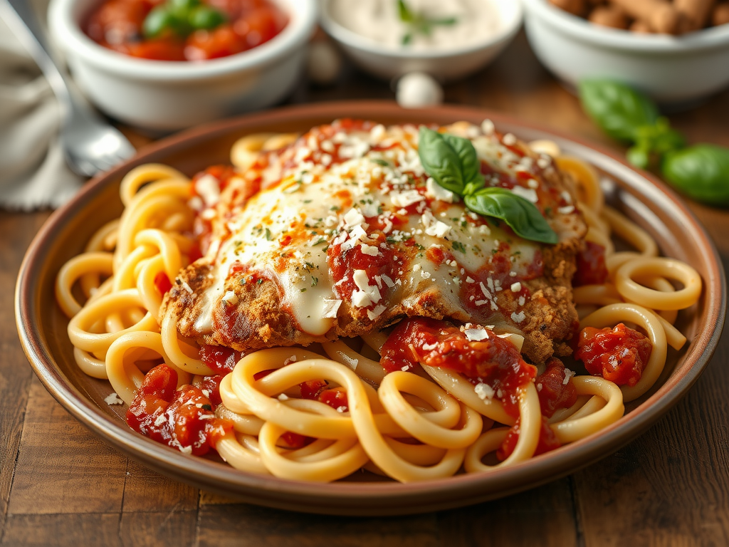 Chicken Parmigiana Pasta RECIPES