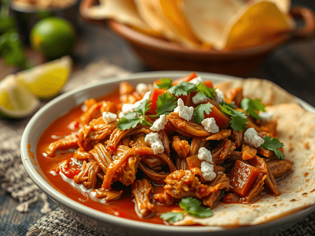 recipe for tinga mexican food