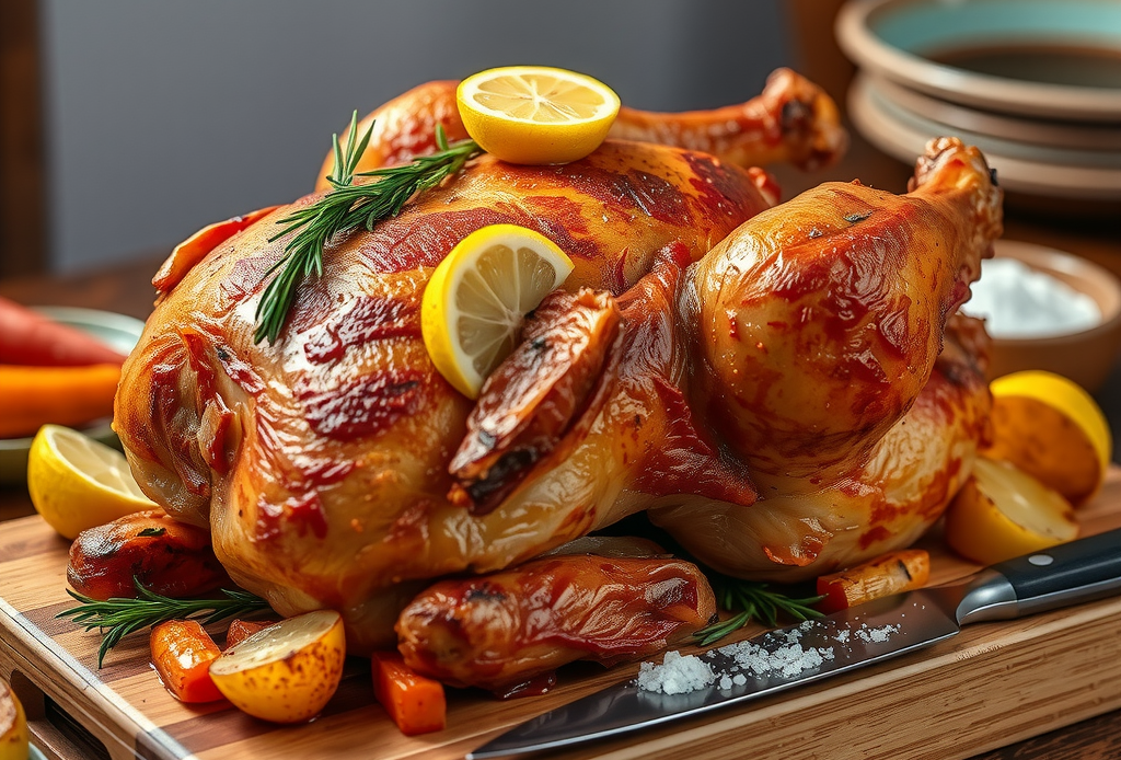 Dry-Brined Roast Chicken