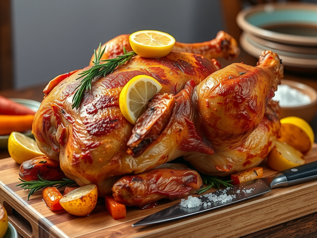 Dry-Brined Roast Chicken