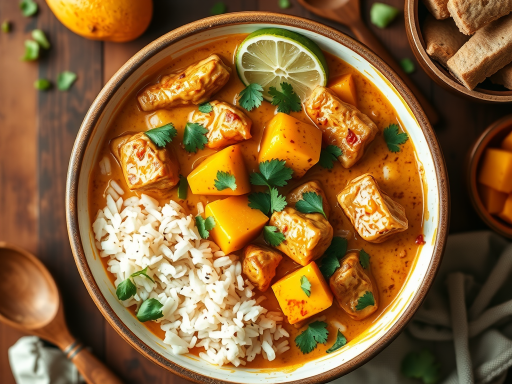 Easy Mango Chicken Curry