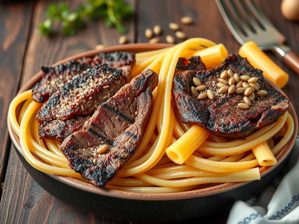 steak and pasta recipes