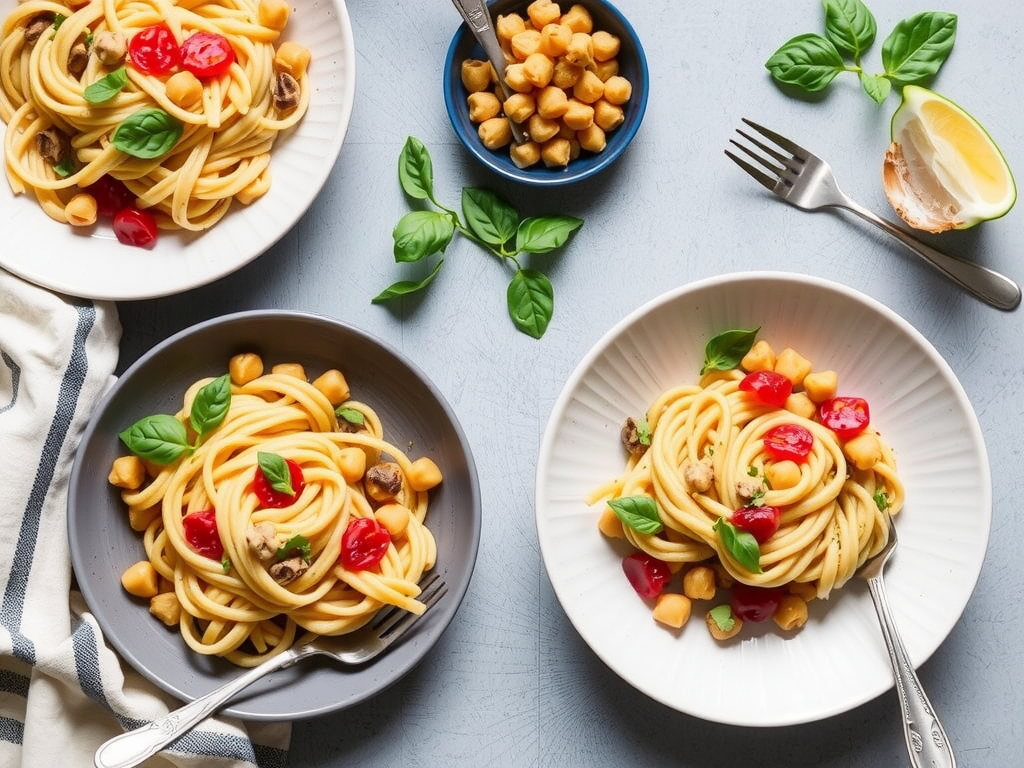 chickpea pasta recipes