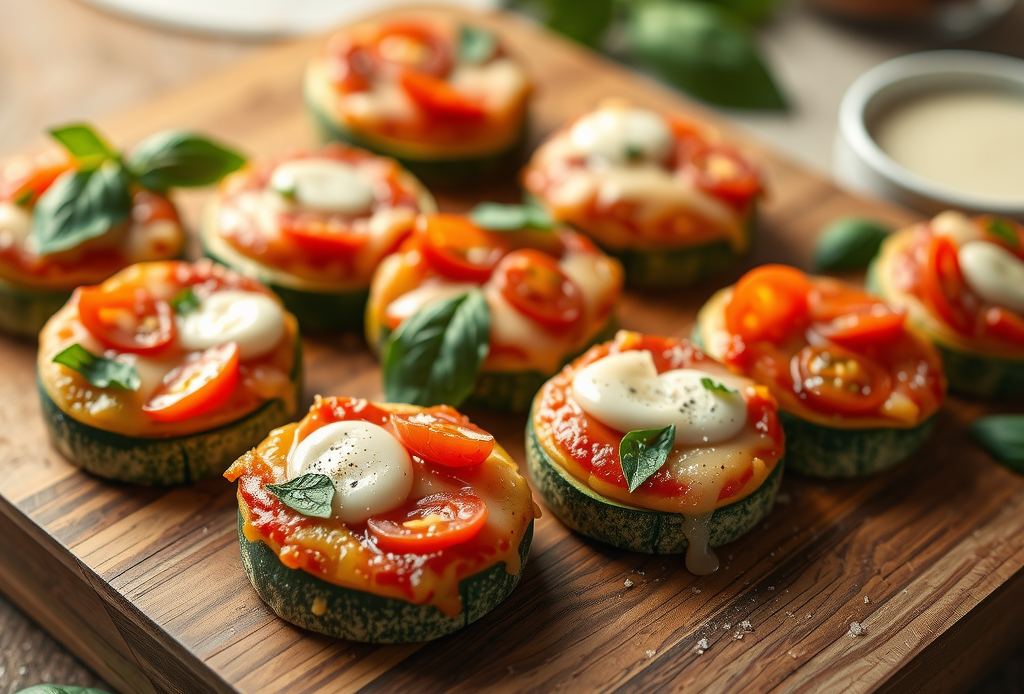 Zucchini Pizza Bites