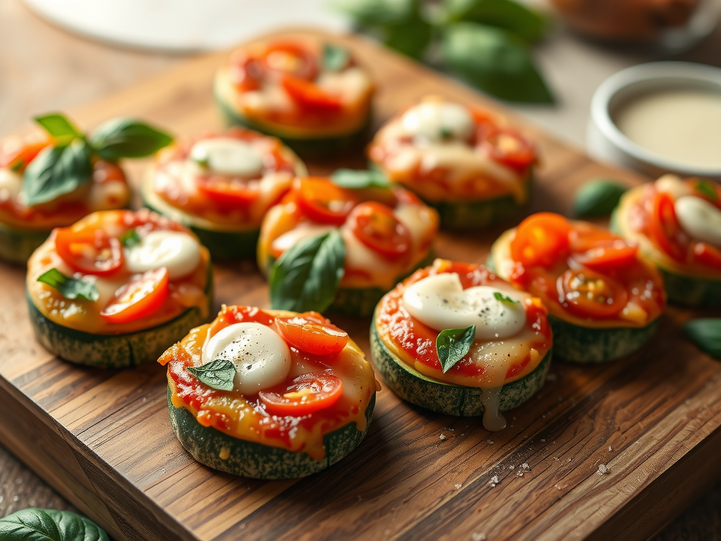 Zucchini Pizza Bites