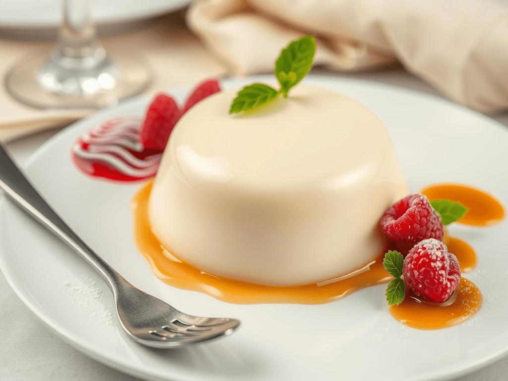 Bavarian cream Custard dessert