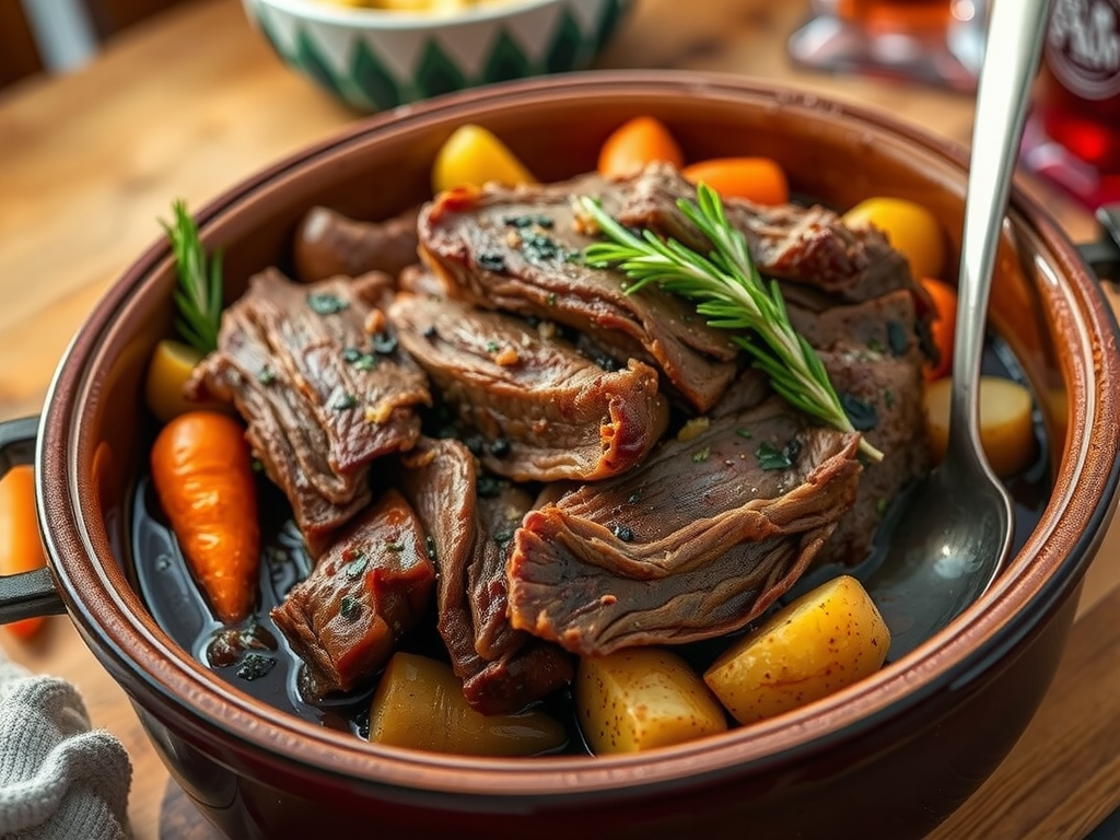 Easy Slow Cooker Pot Roast Recipe