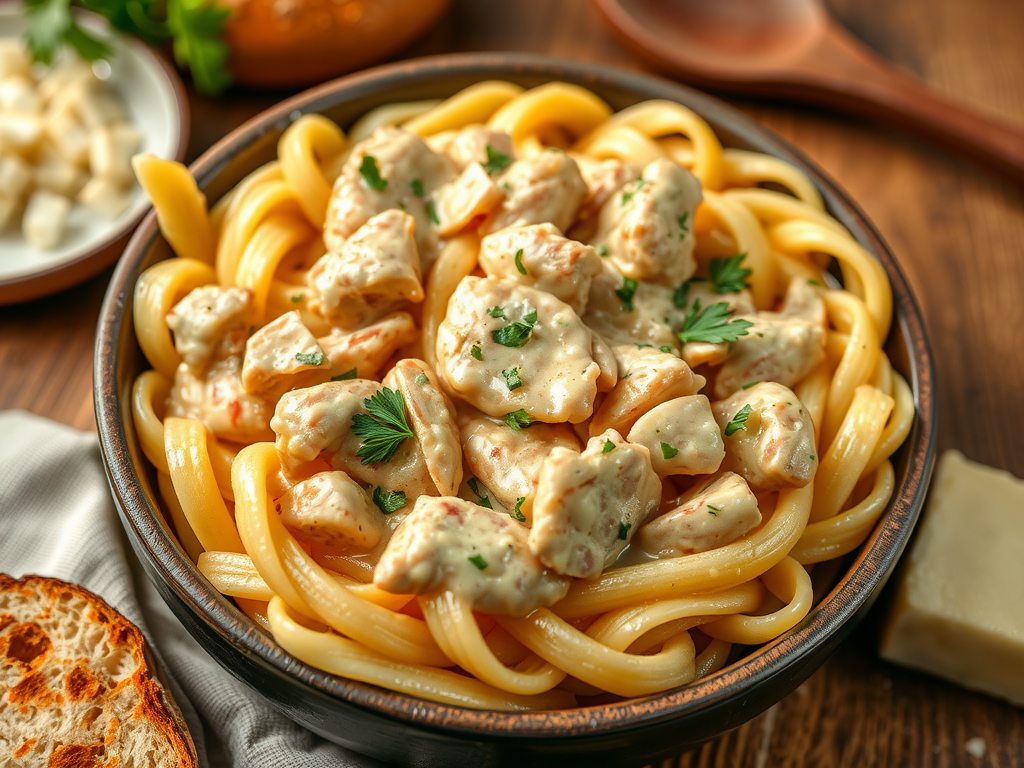 BWW Garlic Parmesan Chicken Pasta Recipe