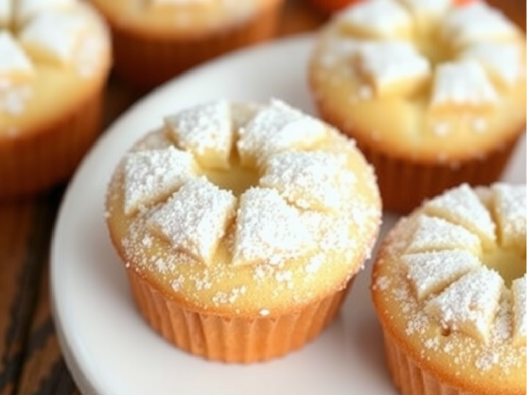 Mini Powdered Sugar Donut Muffins