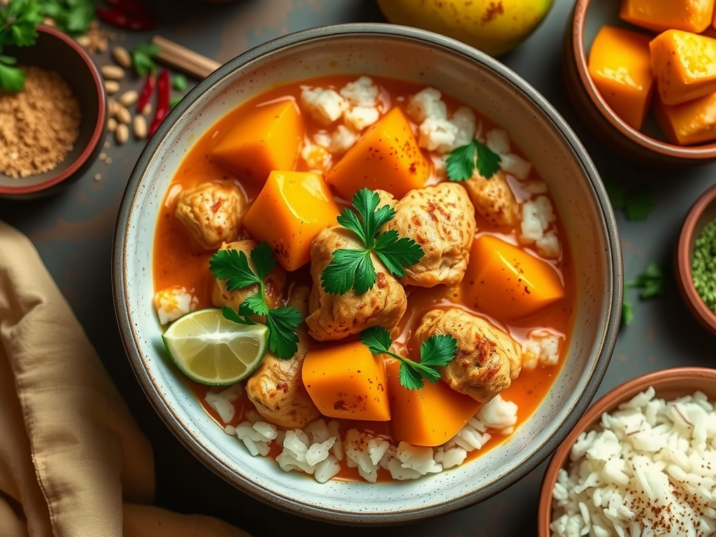 Easy Mango Chicken Curry