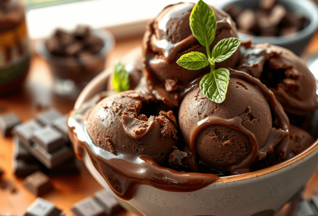 Homemade Chocolate Ice Cream