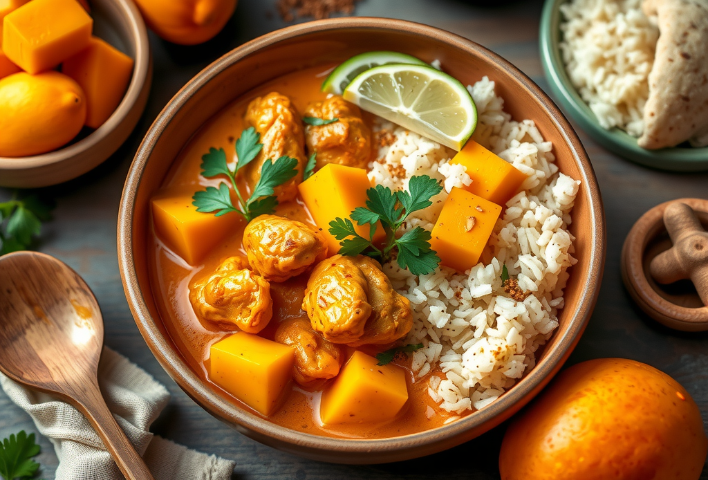 Easy Mango Chicken Curry