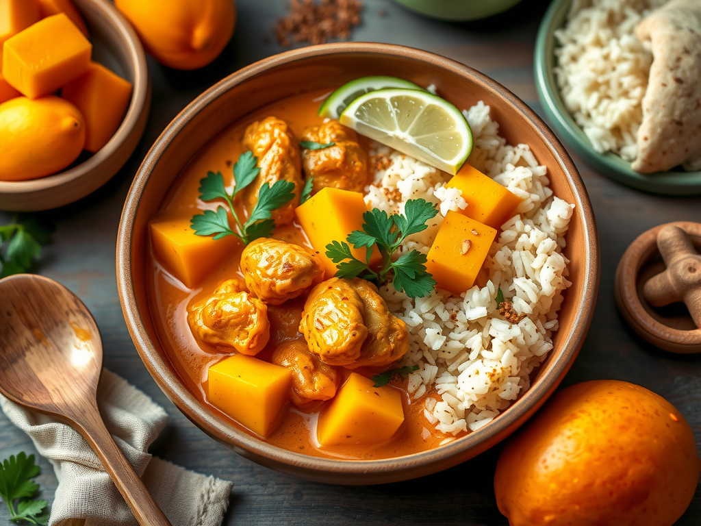 Easy Mango Chicken Curry