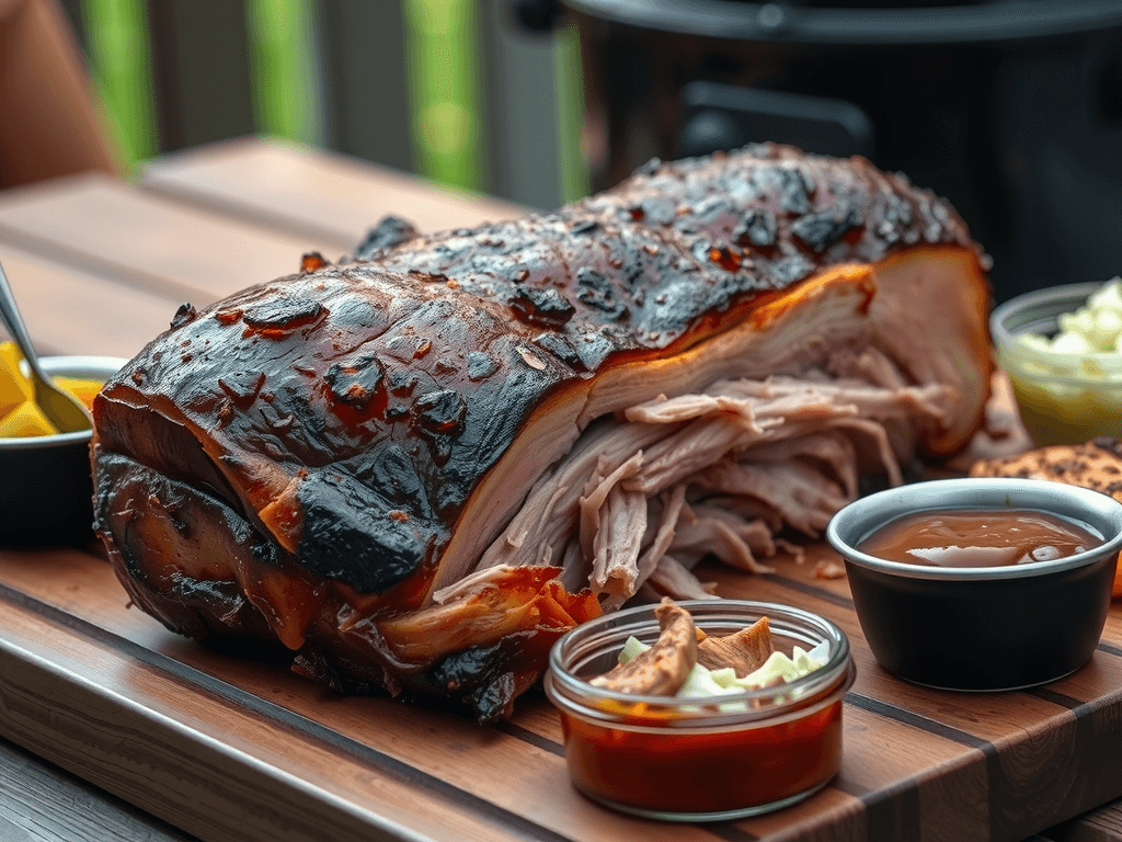 smoked pork boston butt