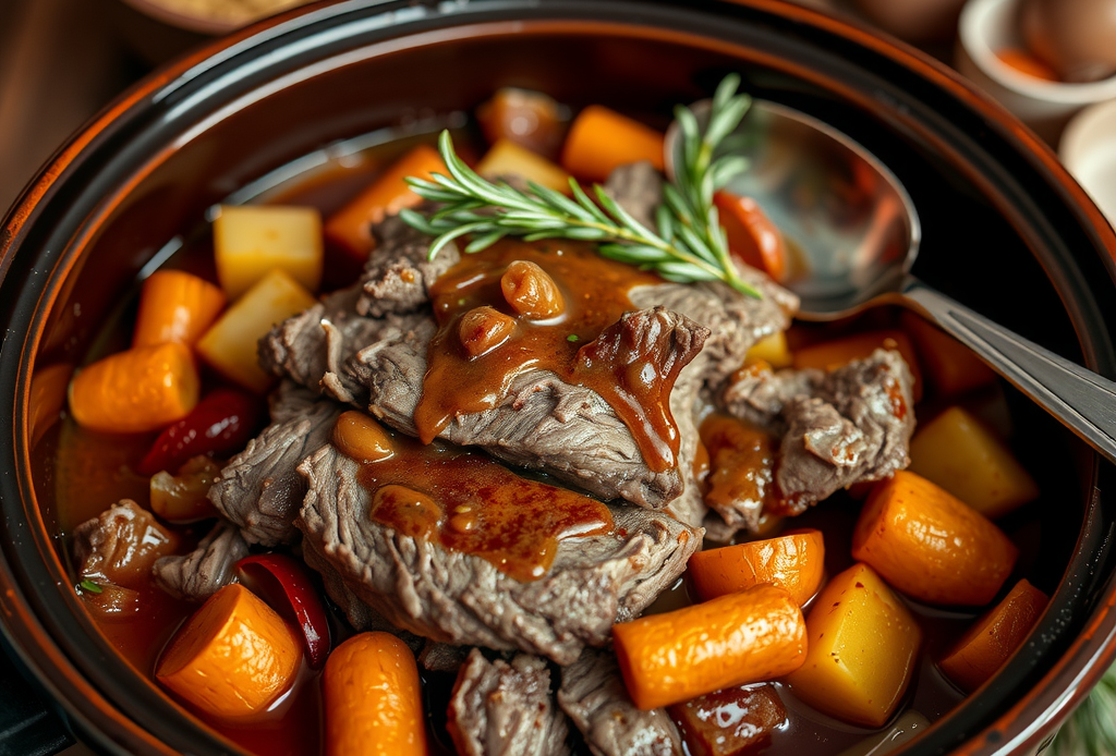 Easy Slow Cooker Pot Roast Recipe