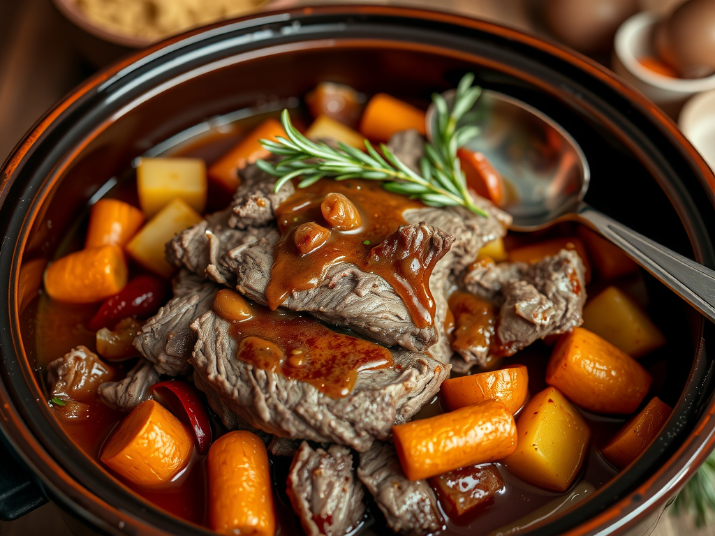 Easy Slow Cooker Pot Roast Recipe