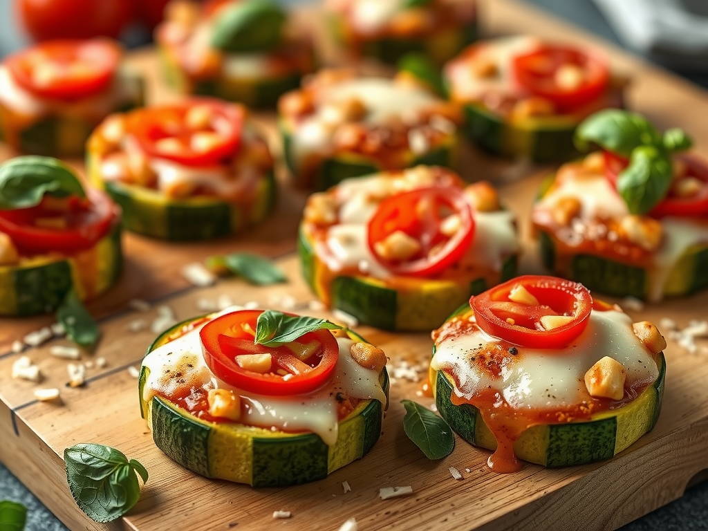 Zucchini Pizza Bites