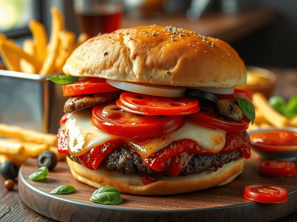 Pizza Burger Recipe