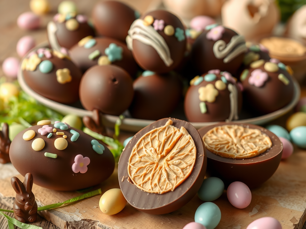 Easter Egg Peanut Butter Candies