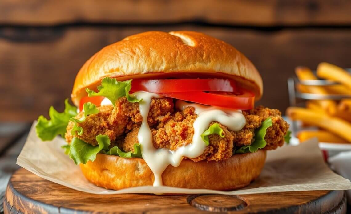 fried chicken sandwich recipe