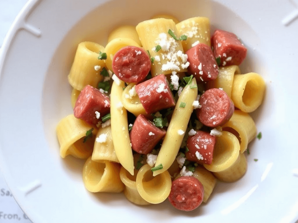 Chicken Sausage Cavatappi