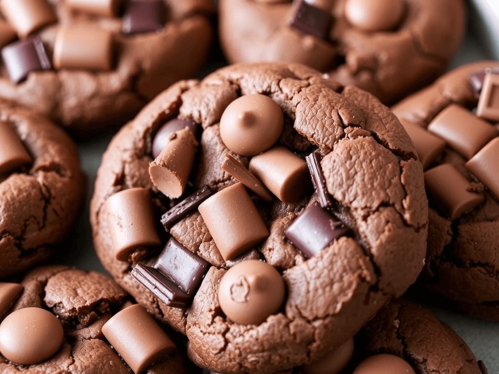  chocolate brownie cookie