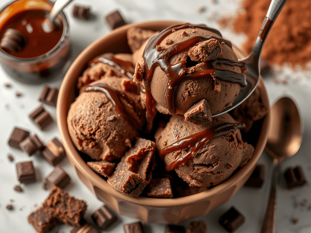 found in chocolate fudge brownie ice cream​​