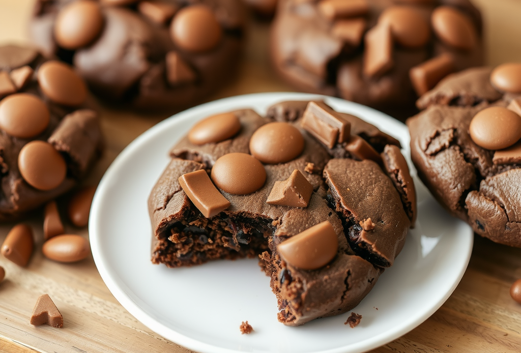  chocolate brownie cookie