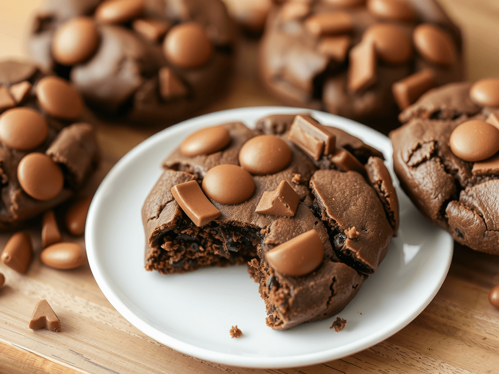  chocolate brownie cookie