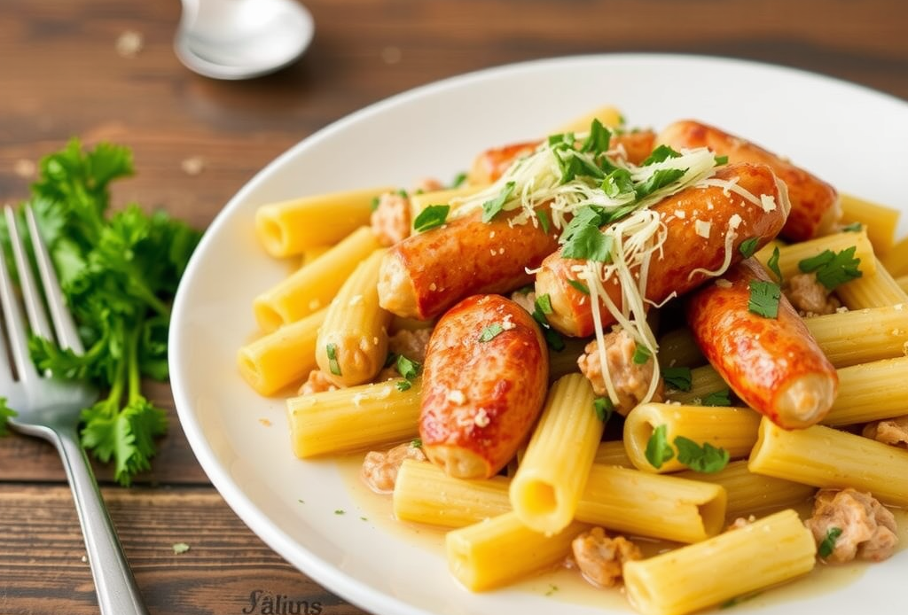 Chicken Sausage Cavatappi