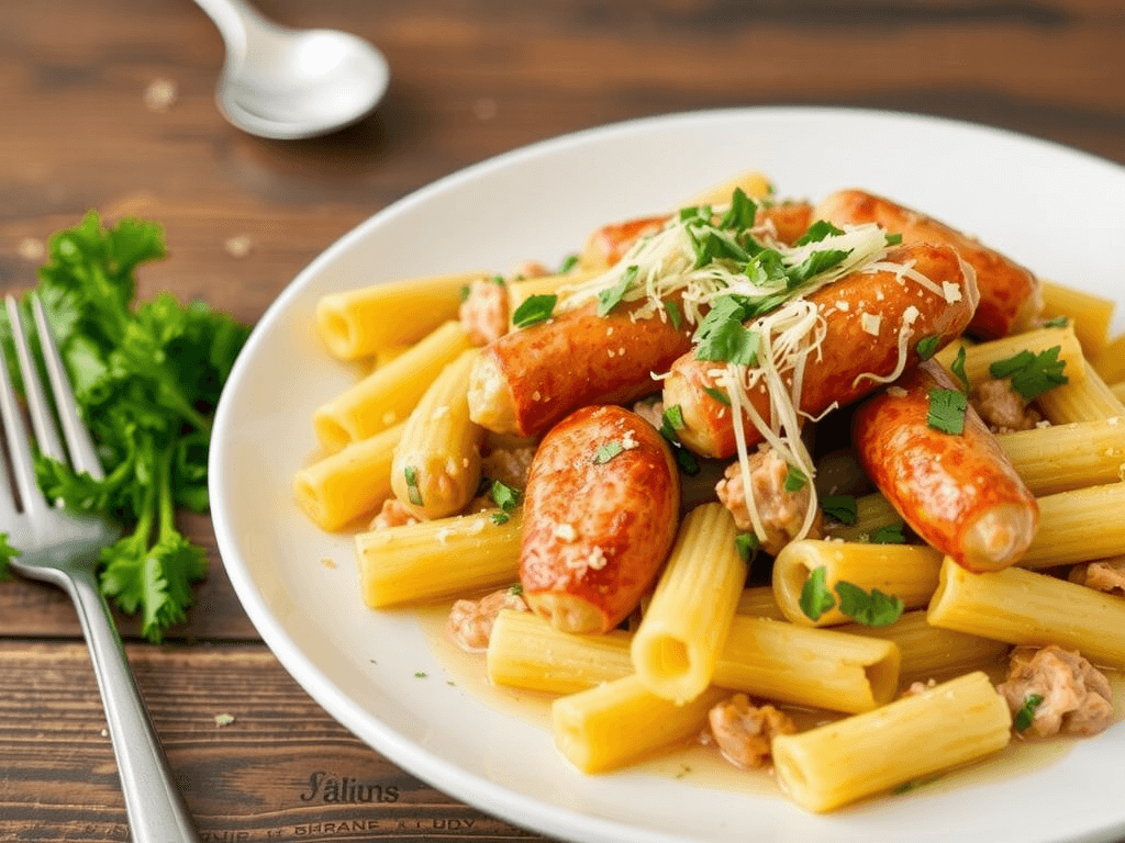 Chicken Sausage Cavatappi