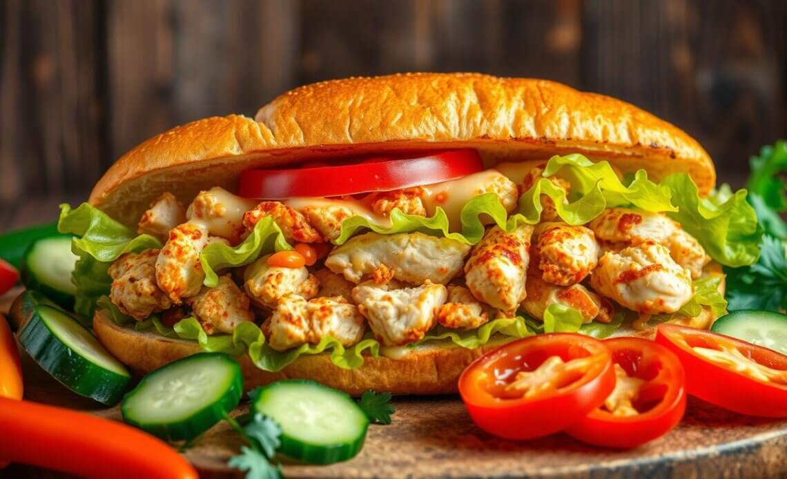 roasted chicken sub